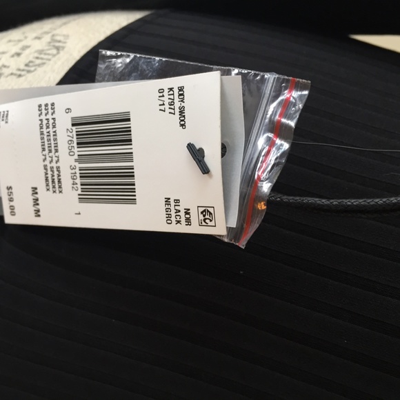 Buffalo Bodysuit bejeweled size M in black NEW - Picture 3 of 5